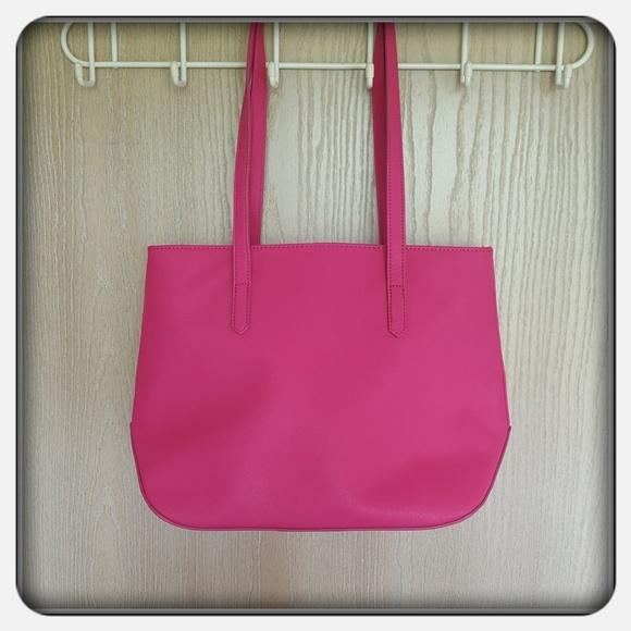 NWT Vera Bradley Fushsia Saffiano Satchel - Picture 3 of 7